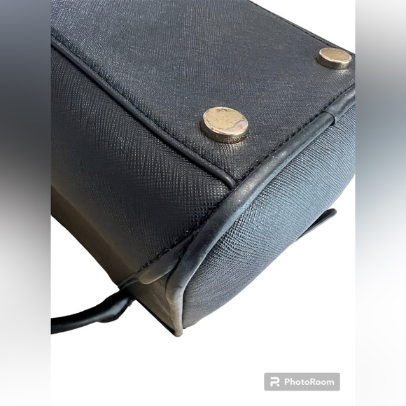 🌟Certificate of Authenticity- Michael Kors Medium Cleo Satchel Black - Picture 9 of 14